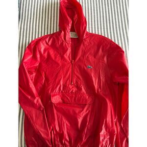Vintage Lacoste Rain Jacket Pullover Windbreaker Size Medium